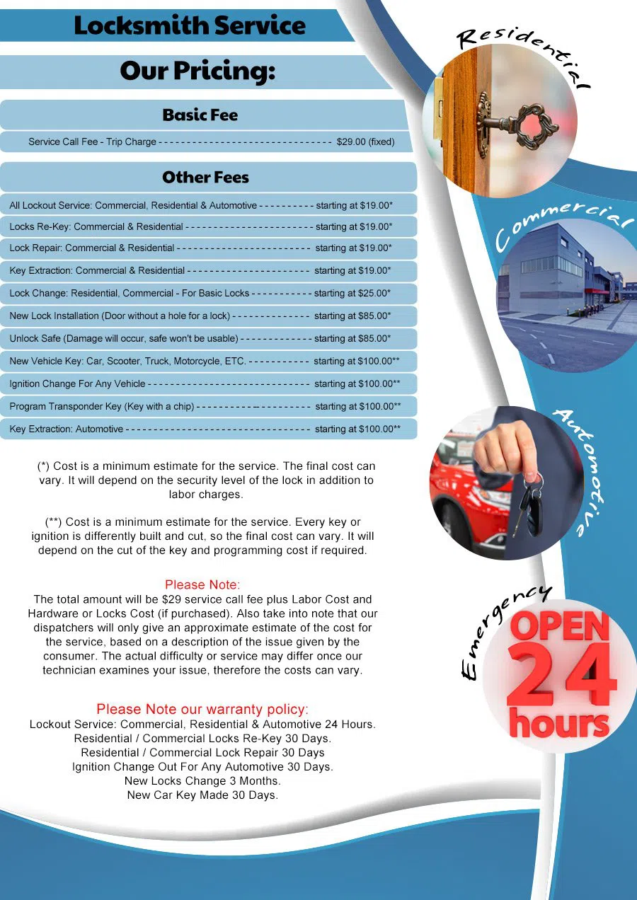 Golden Locksmith Services Glendale, CA 818-485-6156